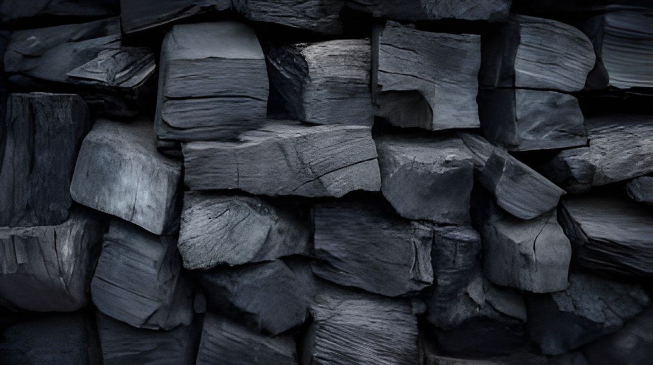 Hartholzkohle